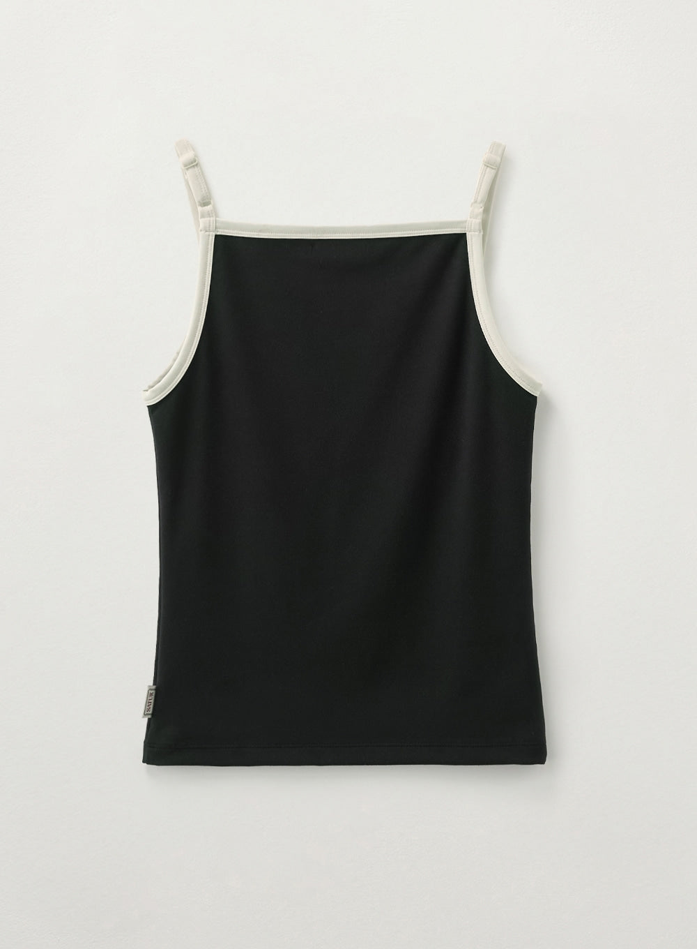 [satur] (W) Apero Logo Solid Sleeveless Top - Black
