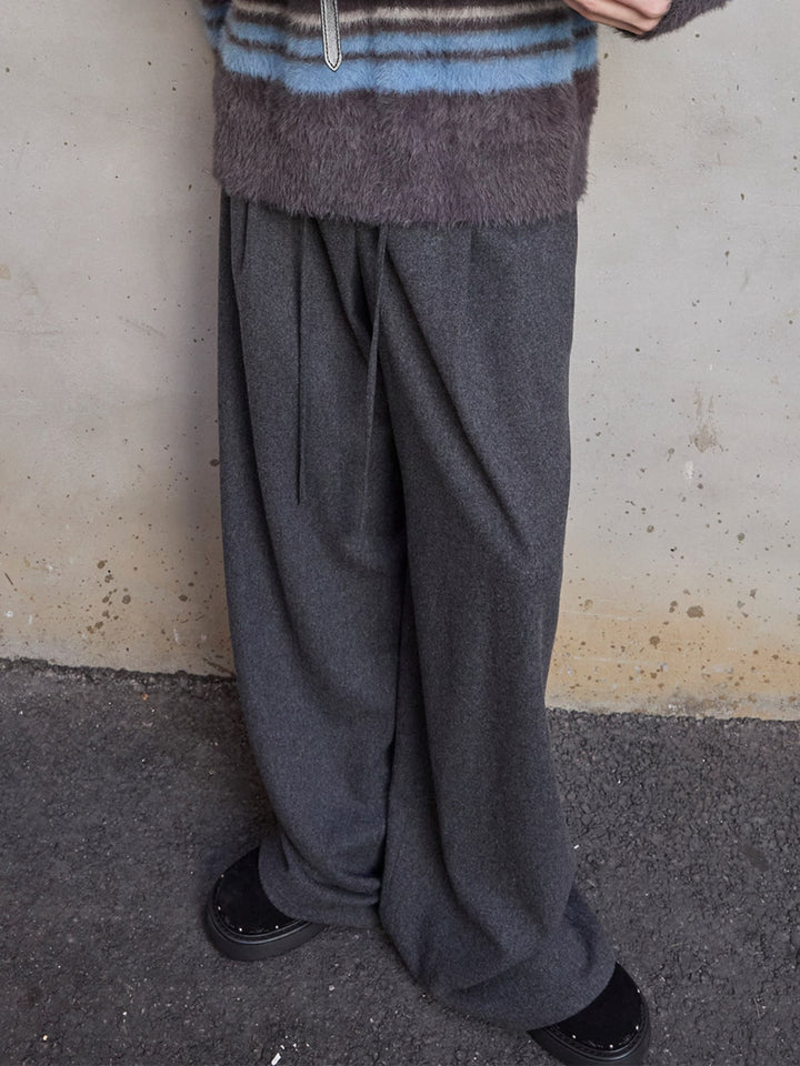 Raive Tuck Detail Wool Cashmere Pants