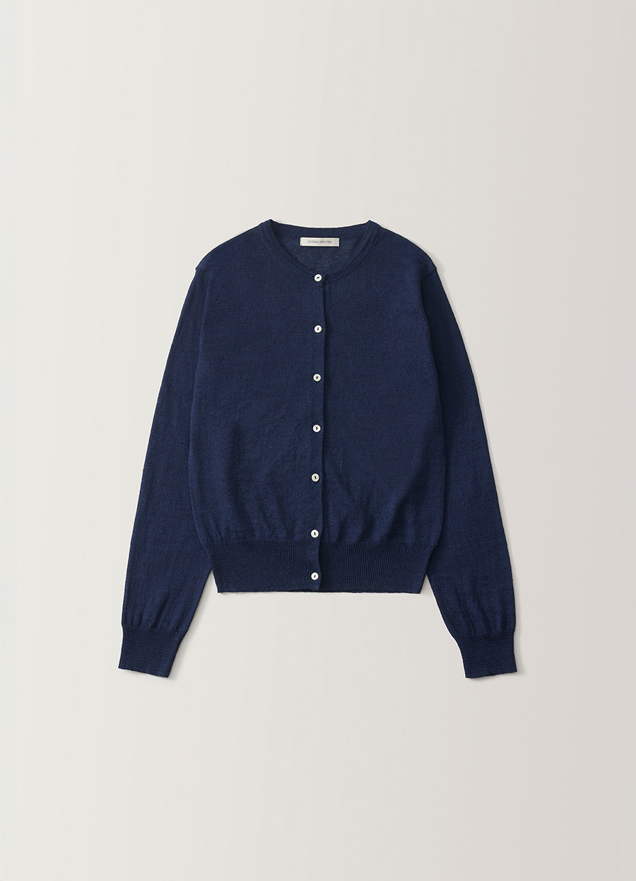 Nothing Written Rola linen cardigan (Navy)