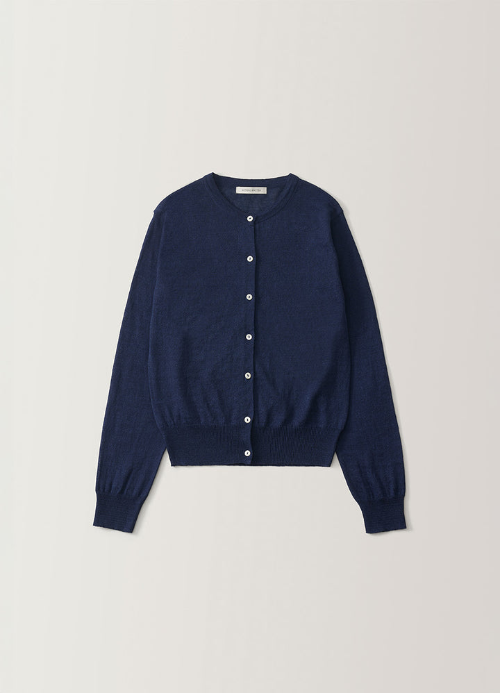Nothing Written Rola linen cardigan (Navy)