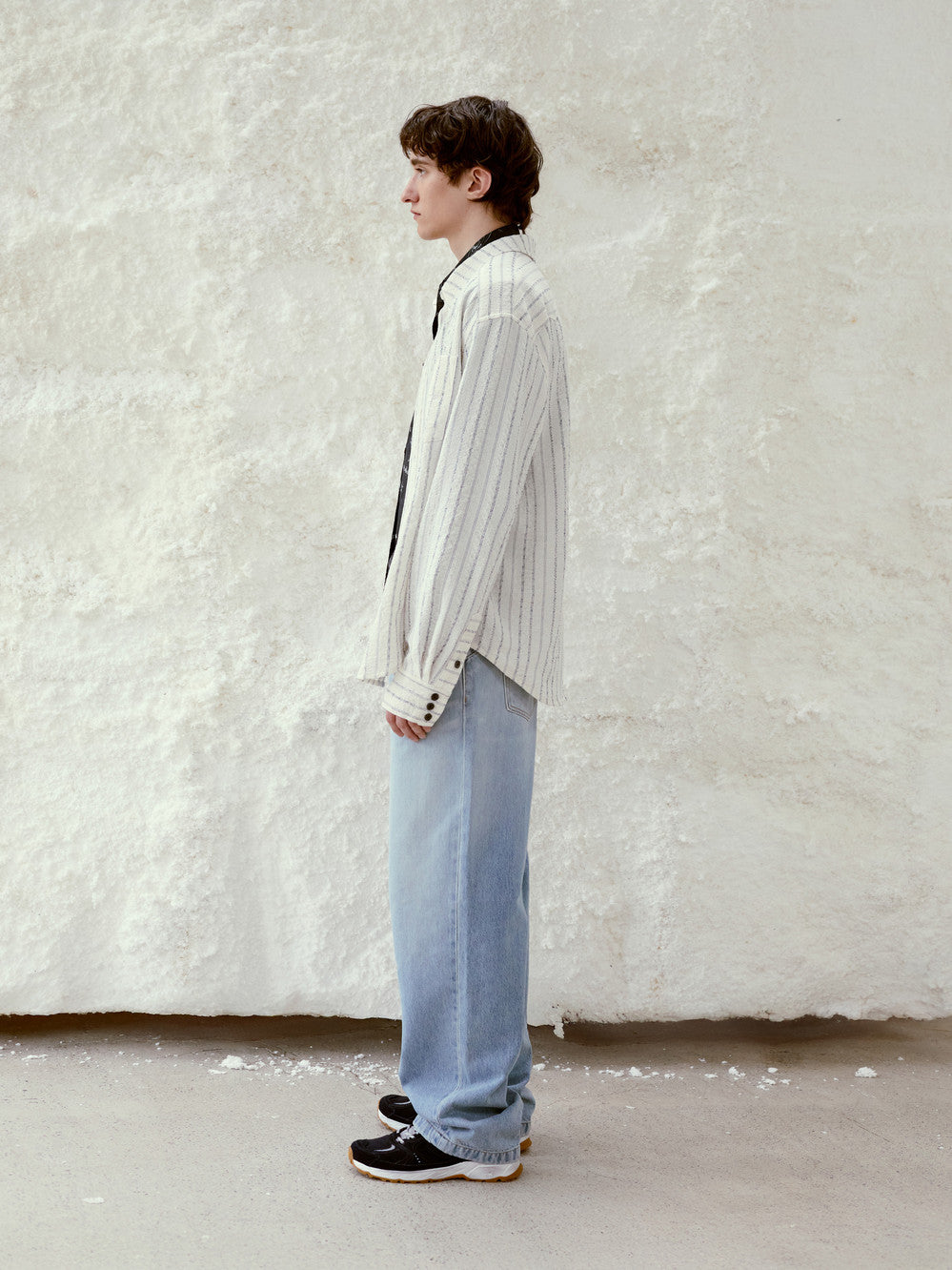 Low Classic Stripe Double Pocket Shirt Stripe