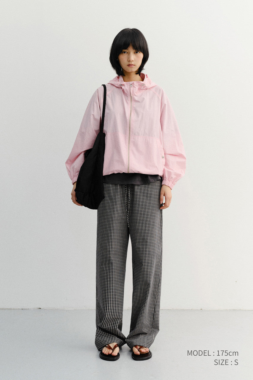 Dunst Pajama String Pants Black Check