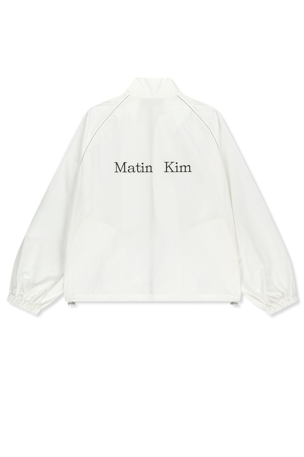 Matinkim Matin Kim Logo Coating Jumper IN White