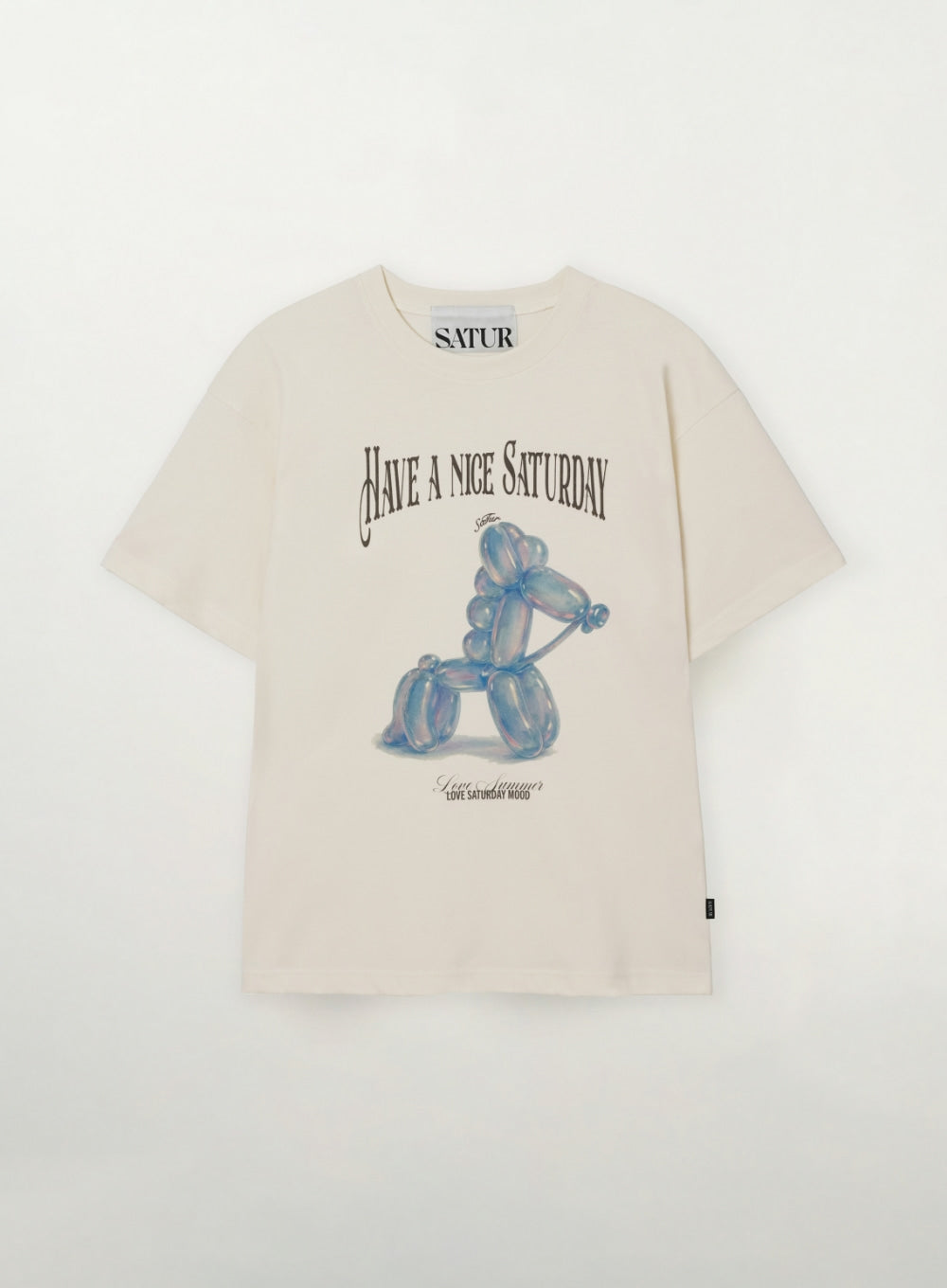 [satur] New Year Red Horse Edition T-shirt - Cream