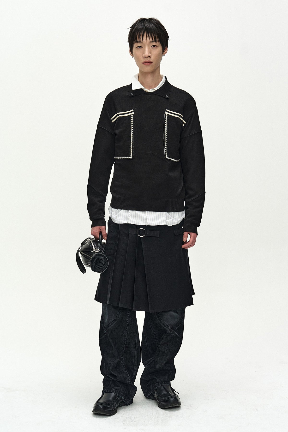 Andersson Bell Big Pocket Polo Sweater
