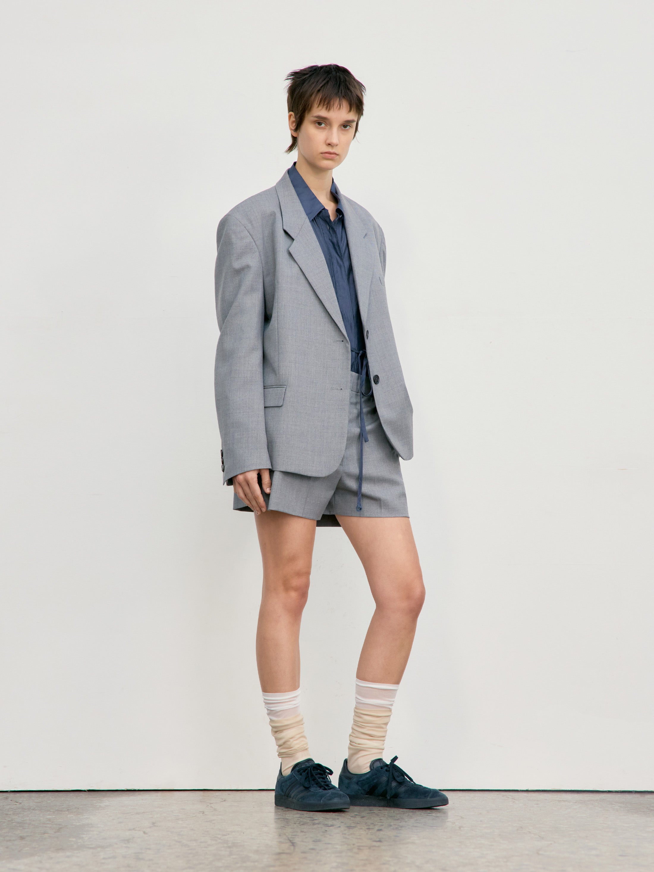[Low Classic] Classic Blazer_Melange Grey