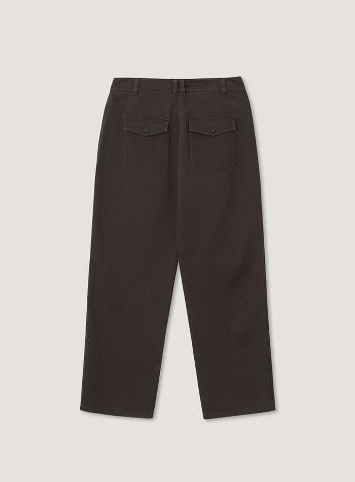 Mango Maniplease Fade Fatigue Pants Brown