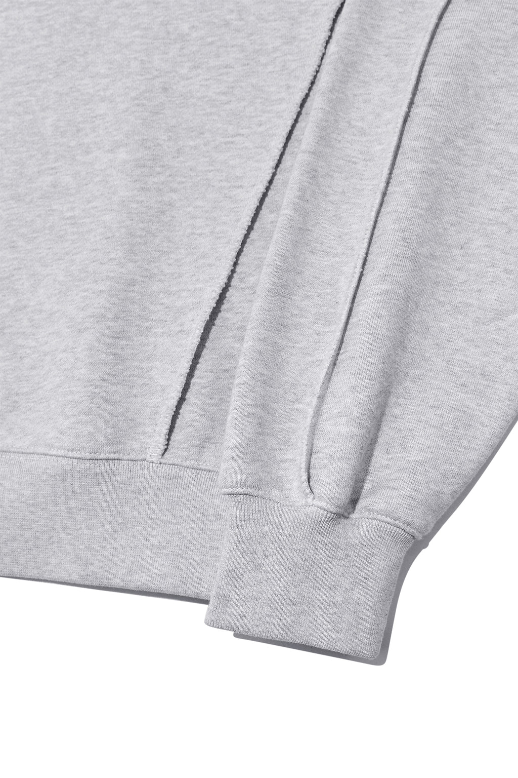 [matinkim] BACK LOGO HALF ZIP SWEATSHIRT FOR WOMEN IN GREY