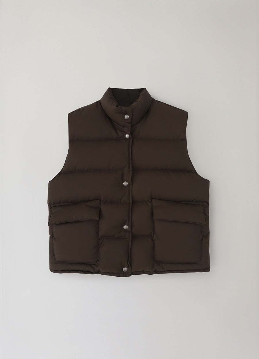 Nothing Written Michelin puffer vest (Choco)