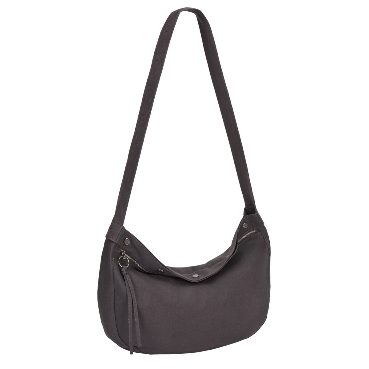 Vunque Perfec Button Up Rider Hobo L Stone Grey
