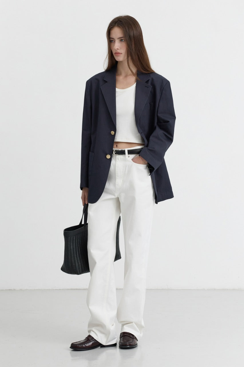 Dunst Summer Straight Jeans White
