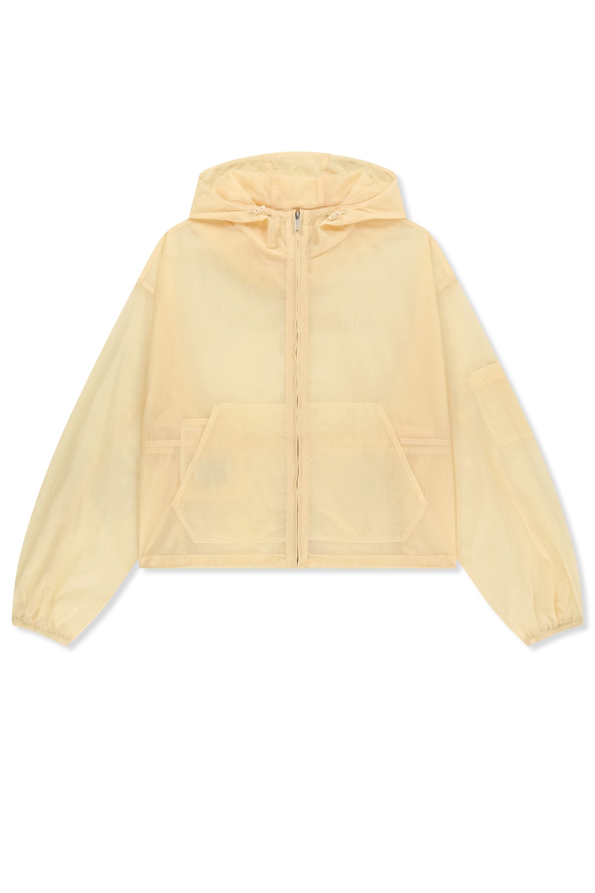 [matinkim] Back Logo Hoody Windbreaker For Women IN Cream