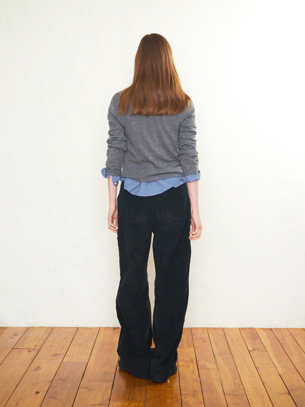 Low Classic Corduroy Pocket Pants Black