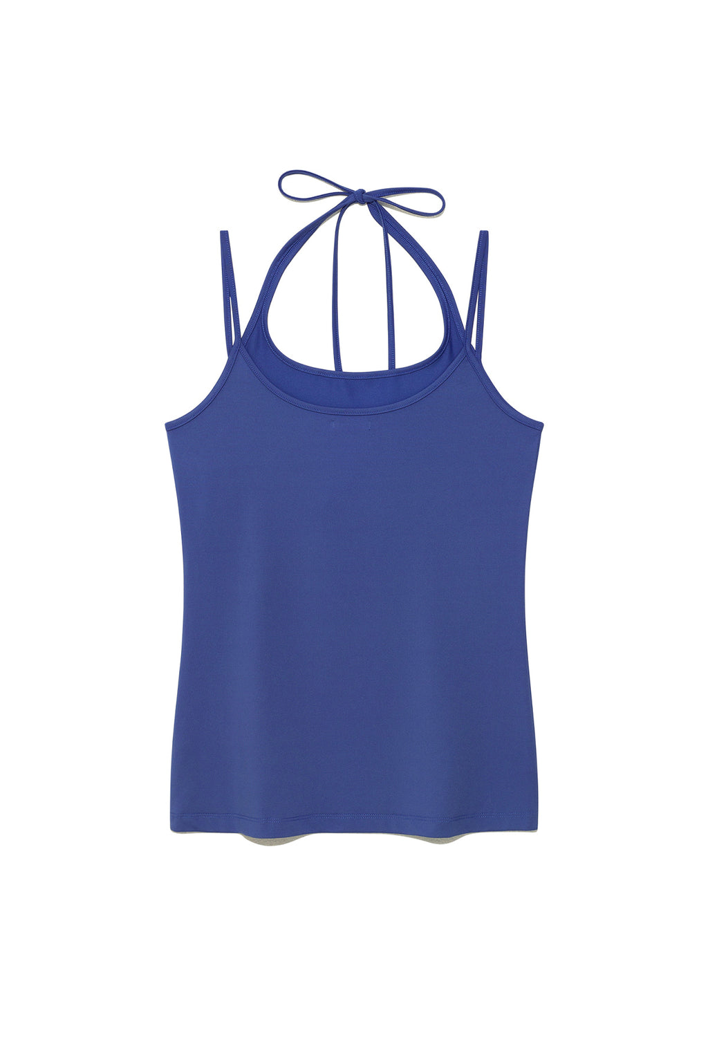 [matinkim] STRING HALTER NECK TANK TOP IN BLUE