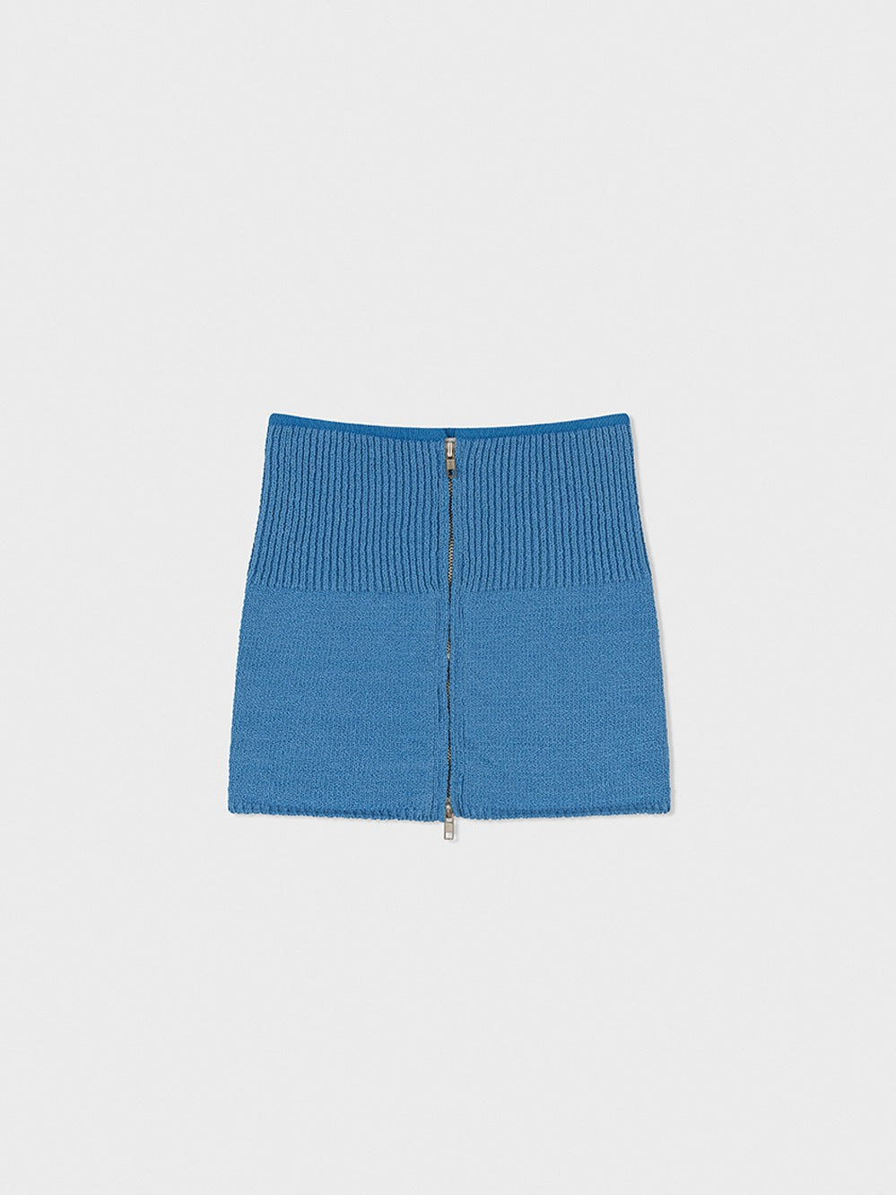 Low Classic Cotton Zip-Up Mini Top Blue