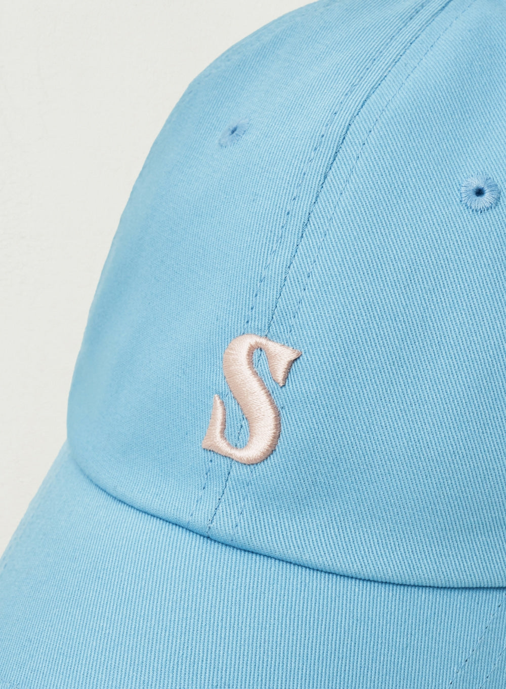 [satur] Classic Small Logo Ball Cap - Sky Blue