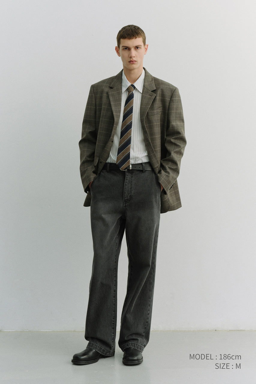Dunst Straight Slack Jeans Grey