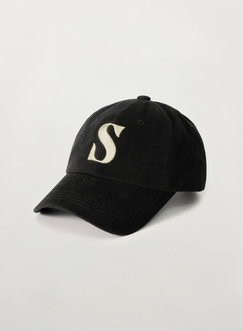 [satur] Vintage Casual Ball Cap - Black