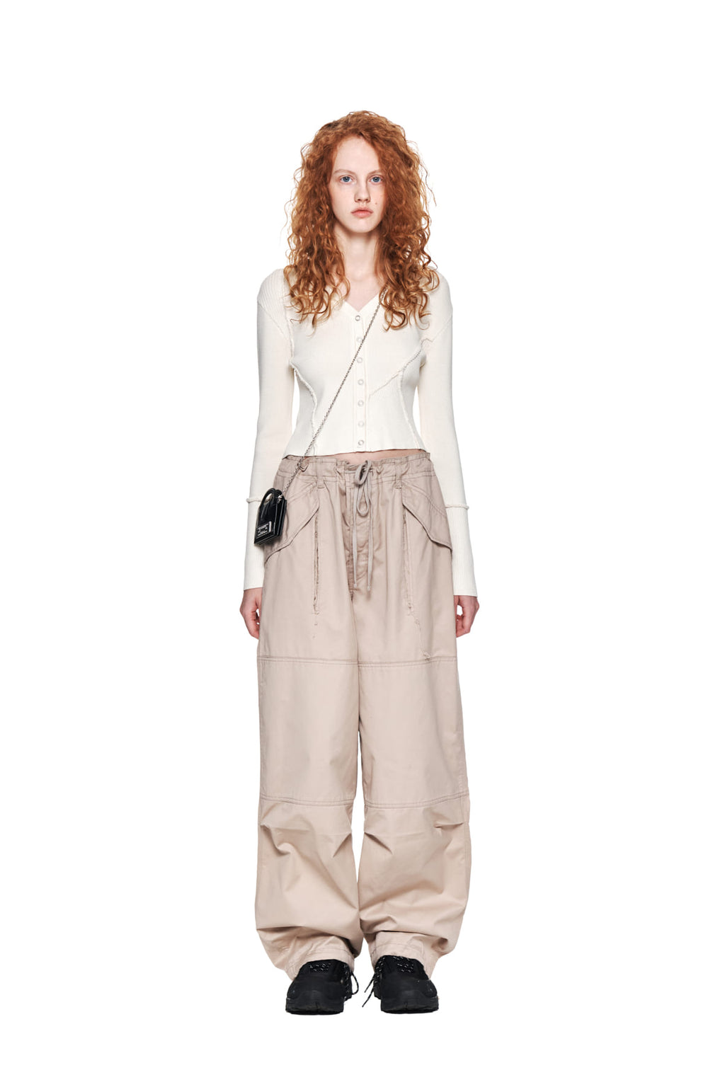 Matinkim String Flight Pants IN Beige