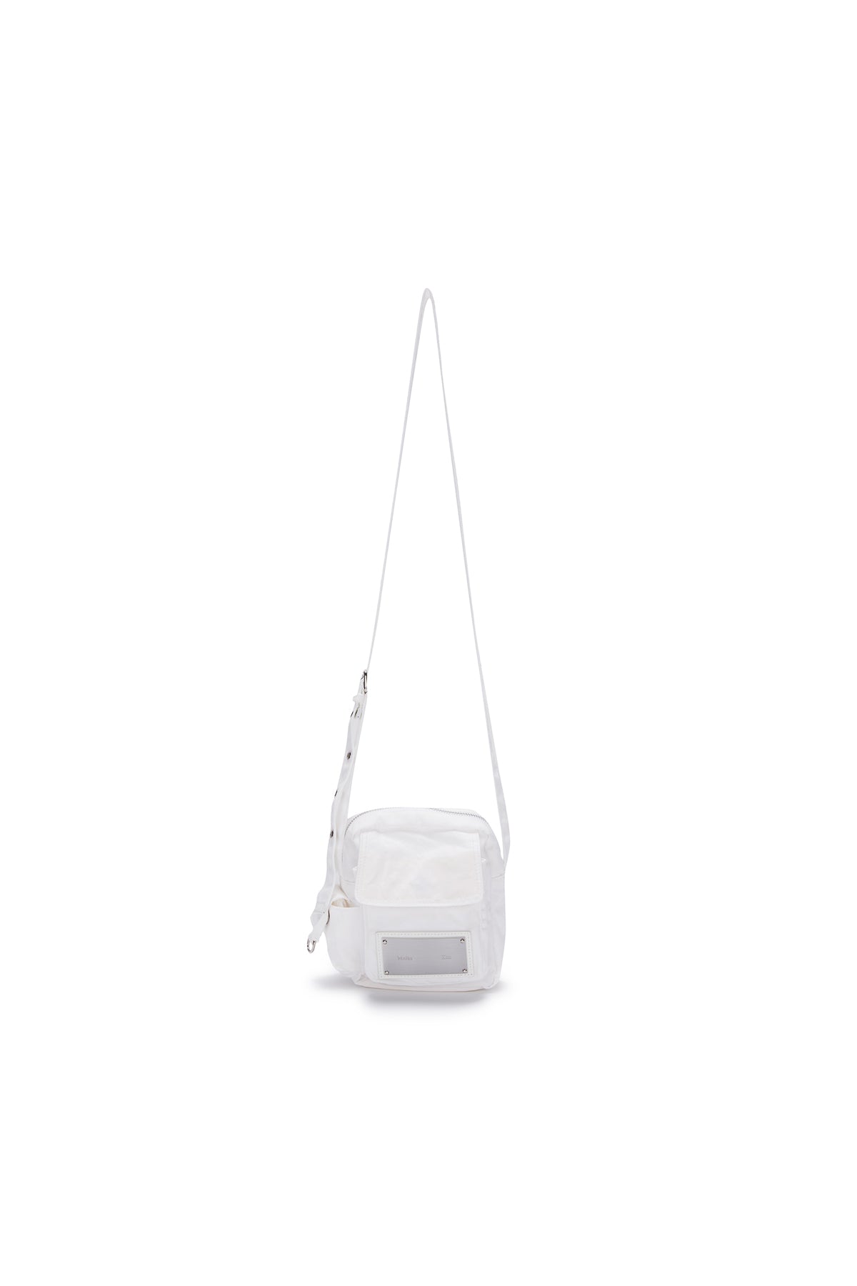 matinkim CARGO CROSS MINI BAG IN WHITE