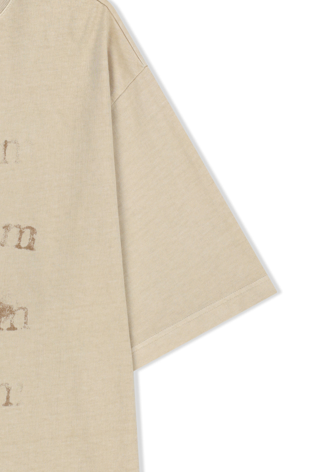 Matinkim Pigment Graffiti Logo Top IN Beige