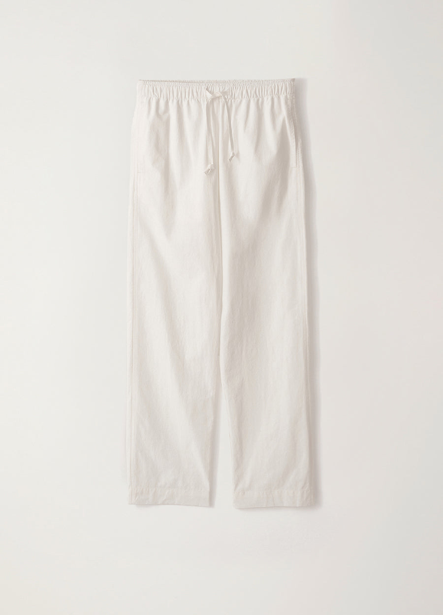 Nothing Written Cotton drawstring pants (White)