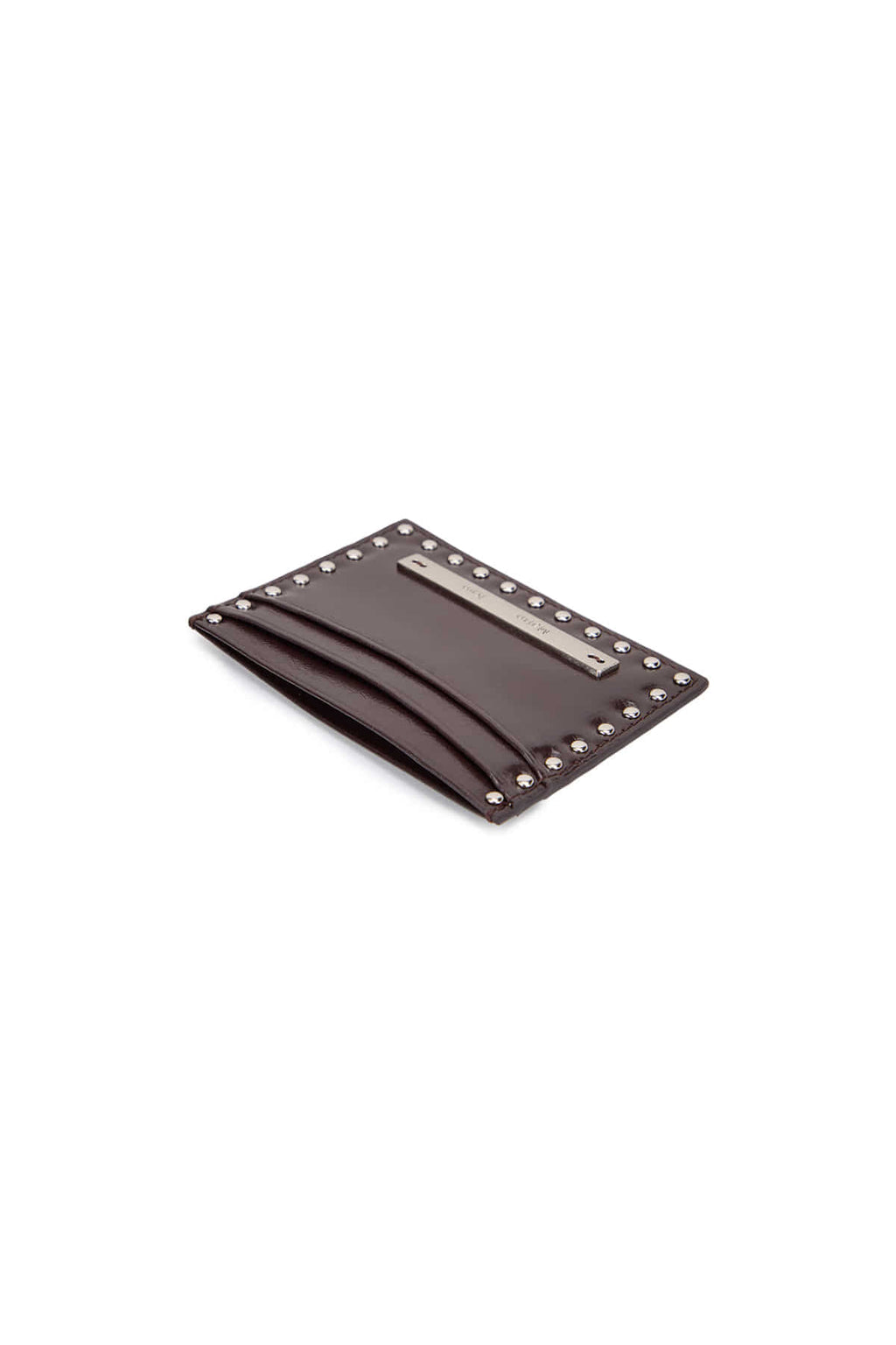 Matinkim Matin Kim Western Stud Card Wallet IN Brown