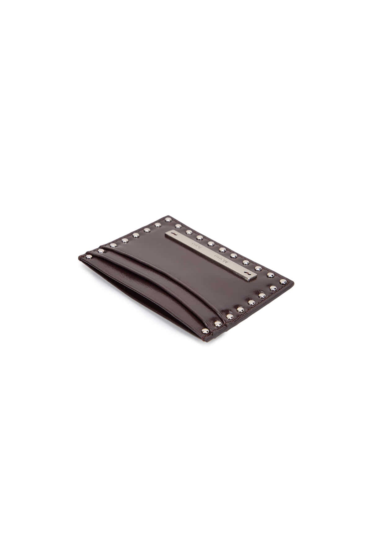 Matinkim Matin Kim Western Stud Card Wallet IN Brown