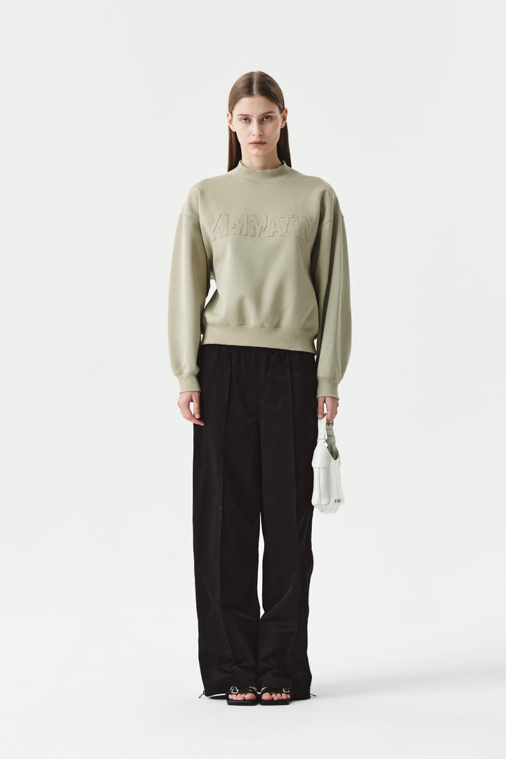 Matinkim Side Zipper Track Pants IN Black