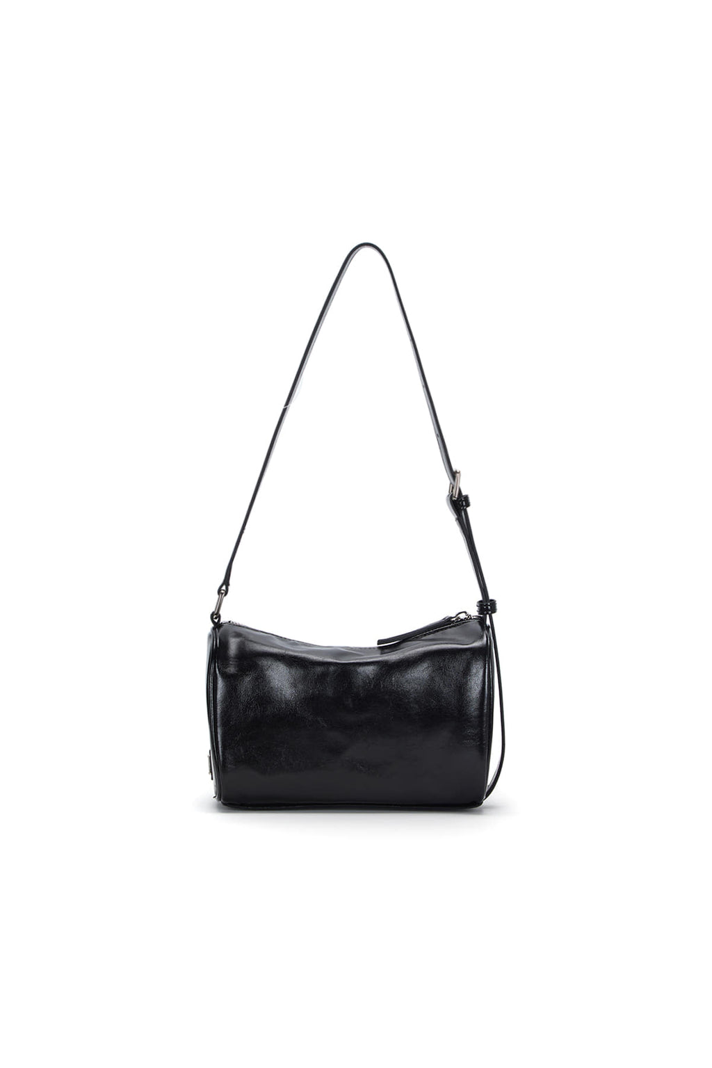 Matinkim Front Shirring Ribbon Mini Bag IN Black