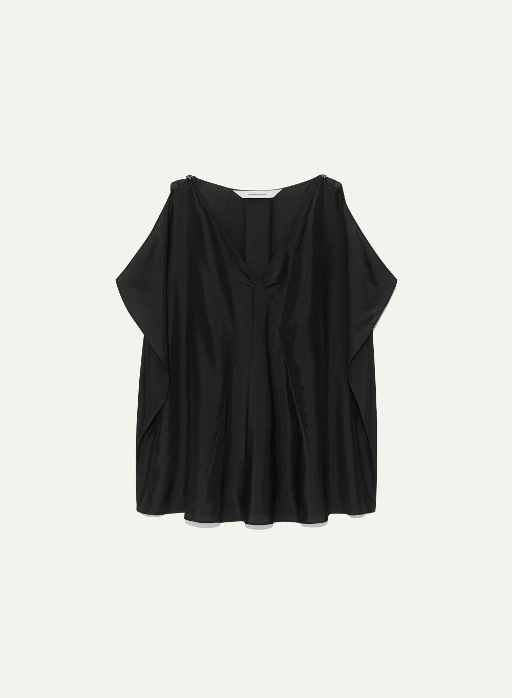 Kindersalmon Arden Silk Blouse Black