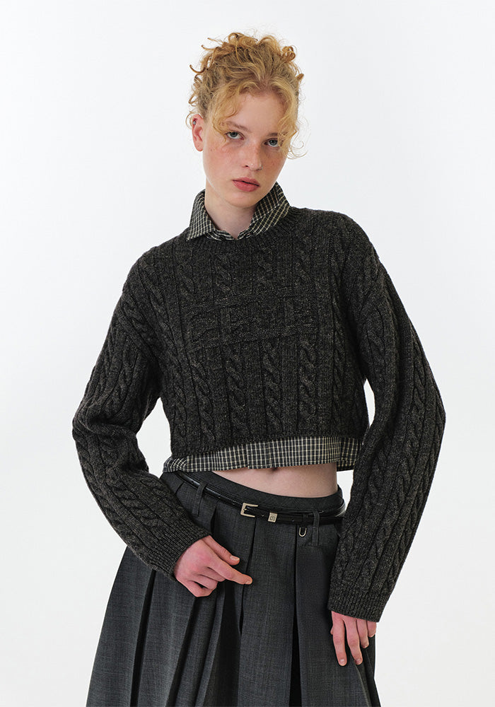 Grove Sophie Crop Knit