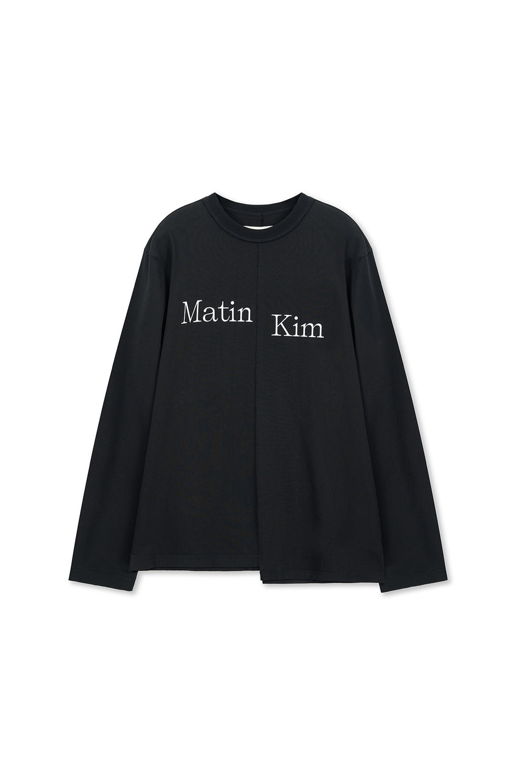 Matinkim Asymmetric Logo Top IN Black