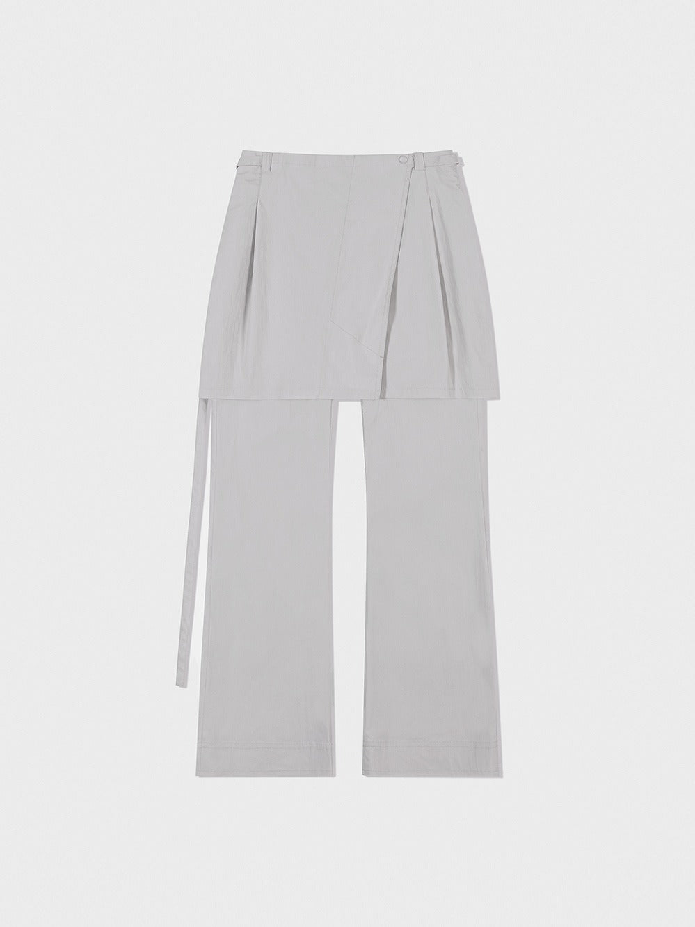 Low Classic New Layered Wrap Skirt Pants Grey