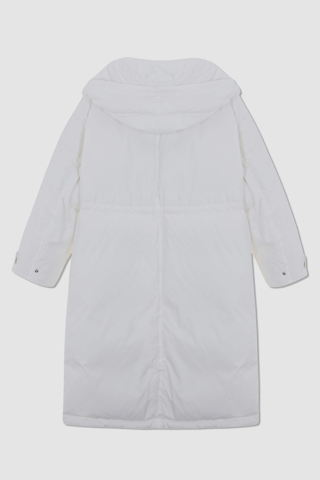 Matinkim Draw String Long Down Jumper IN White