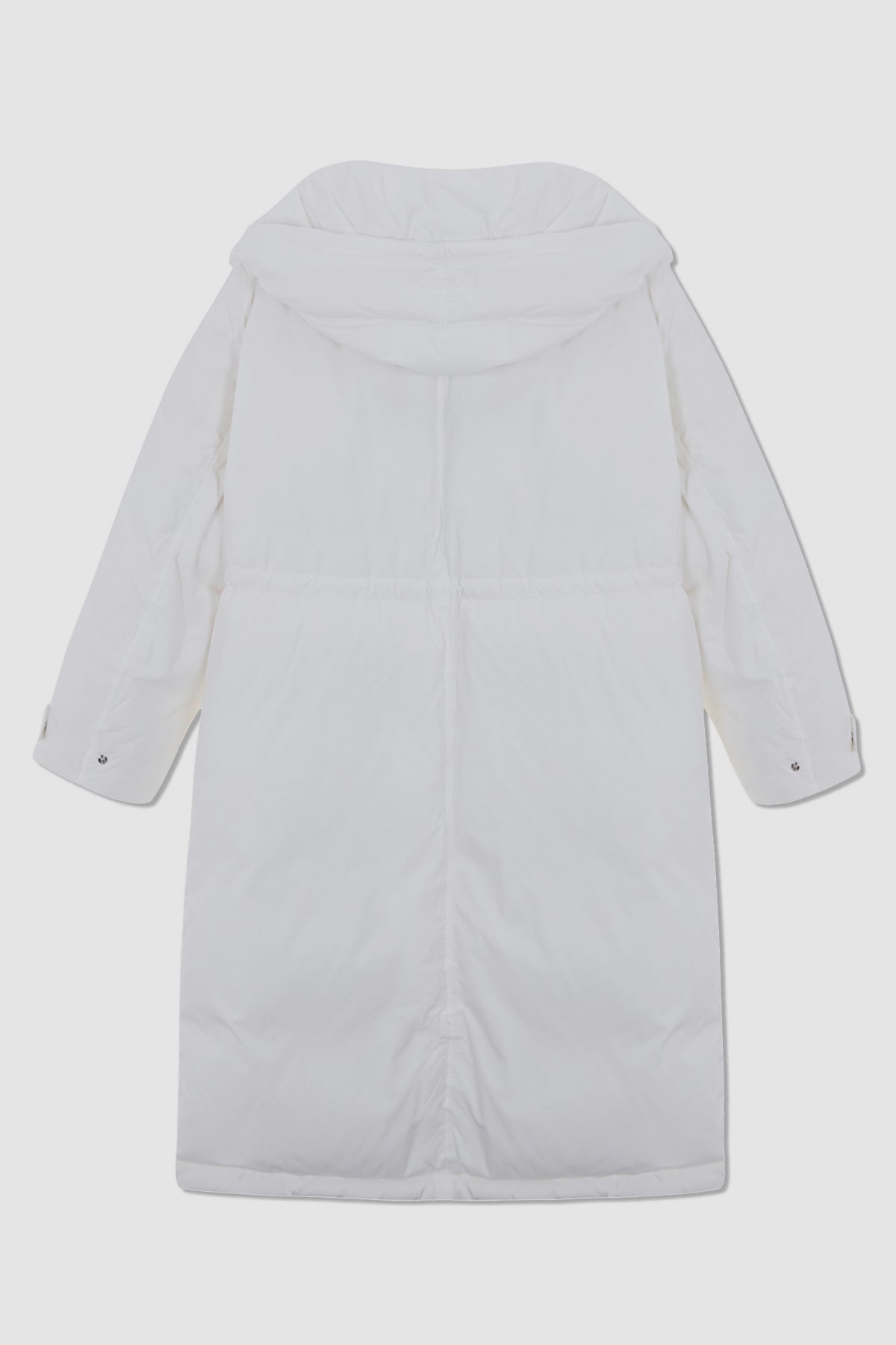 Matinkim Draw String Long Down Jumper IN White