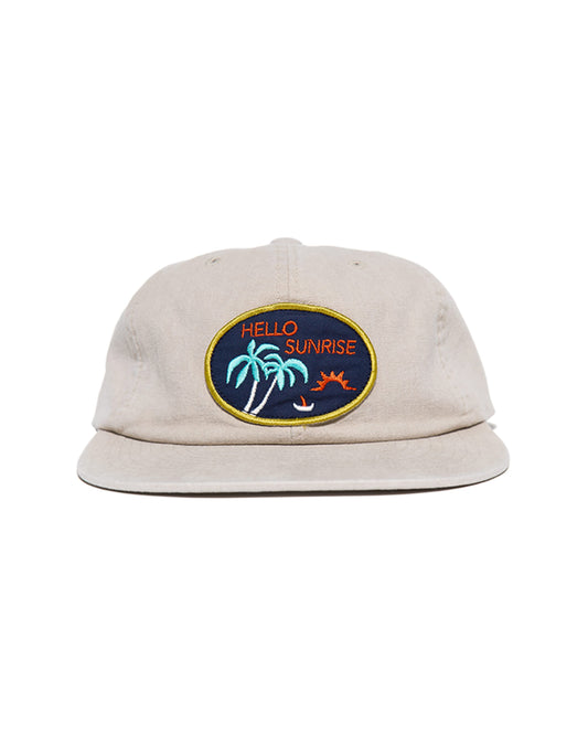 HS Palm Tree Wappen 6Panel Cap_Beige
