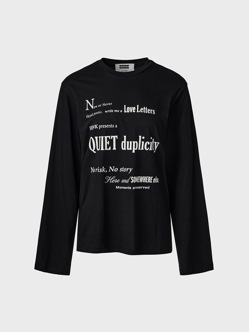 EENK Graphic Print T-shirt - Black