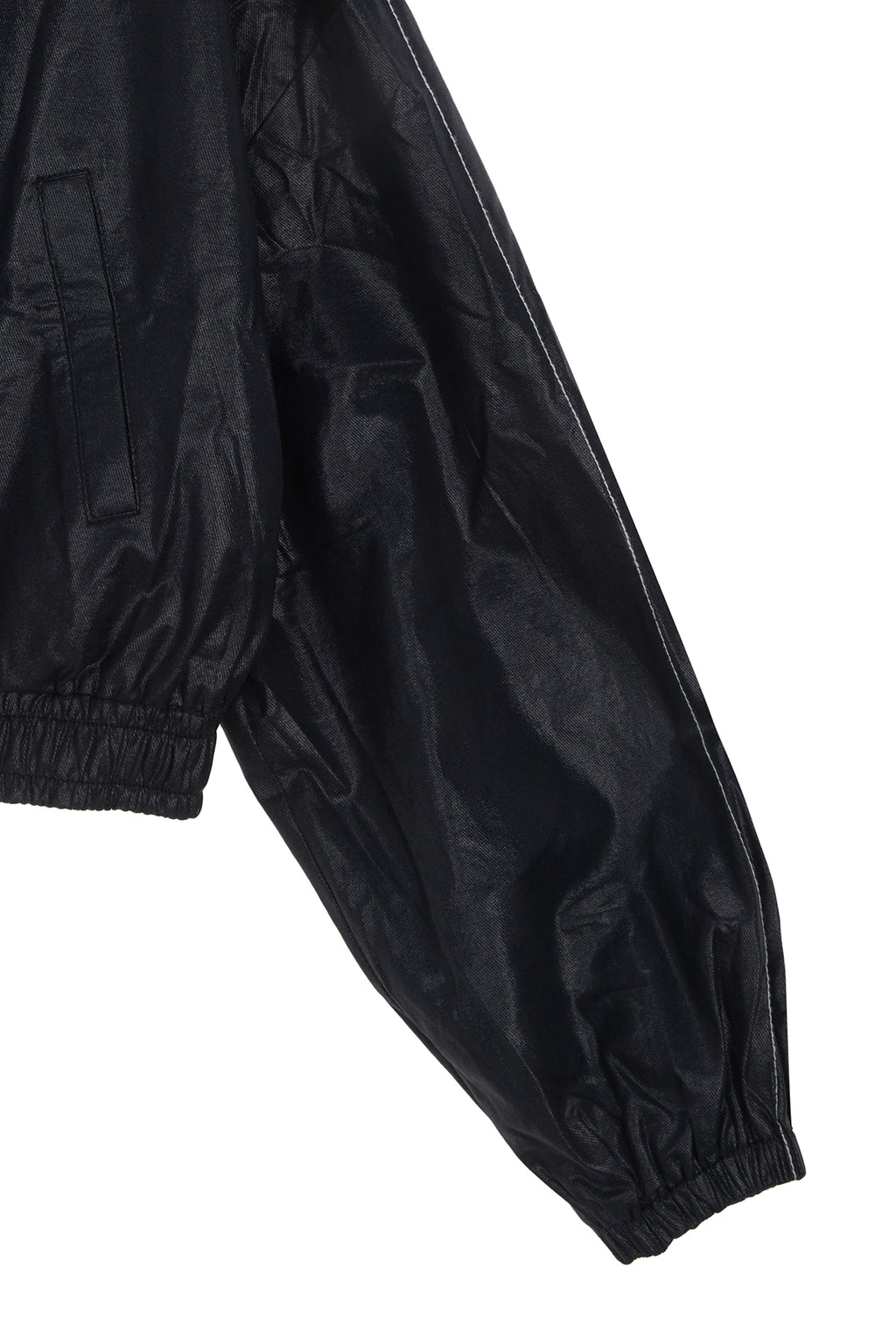 [matinkim] MATIN ROUGH COATING CROP BOMBER IN NAVY