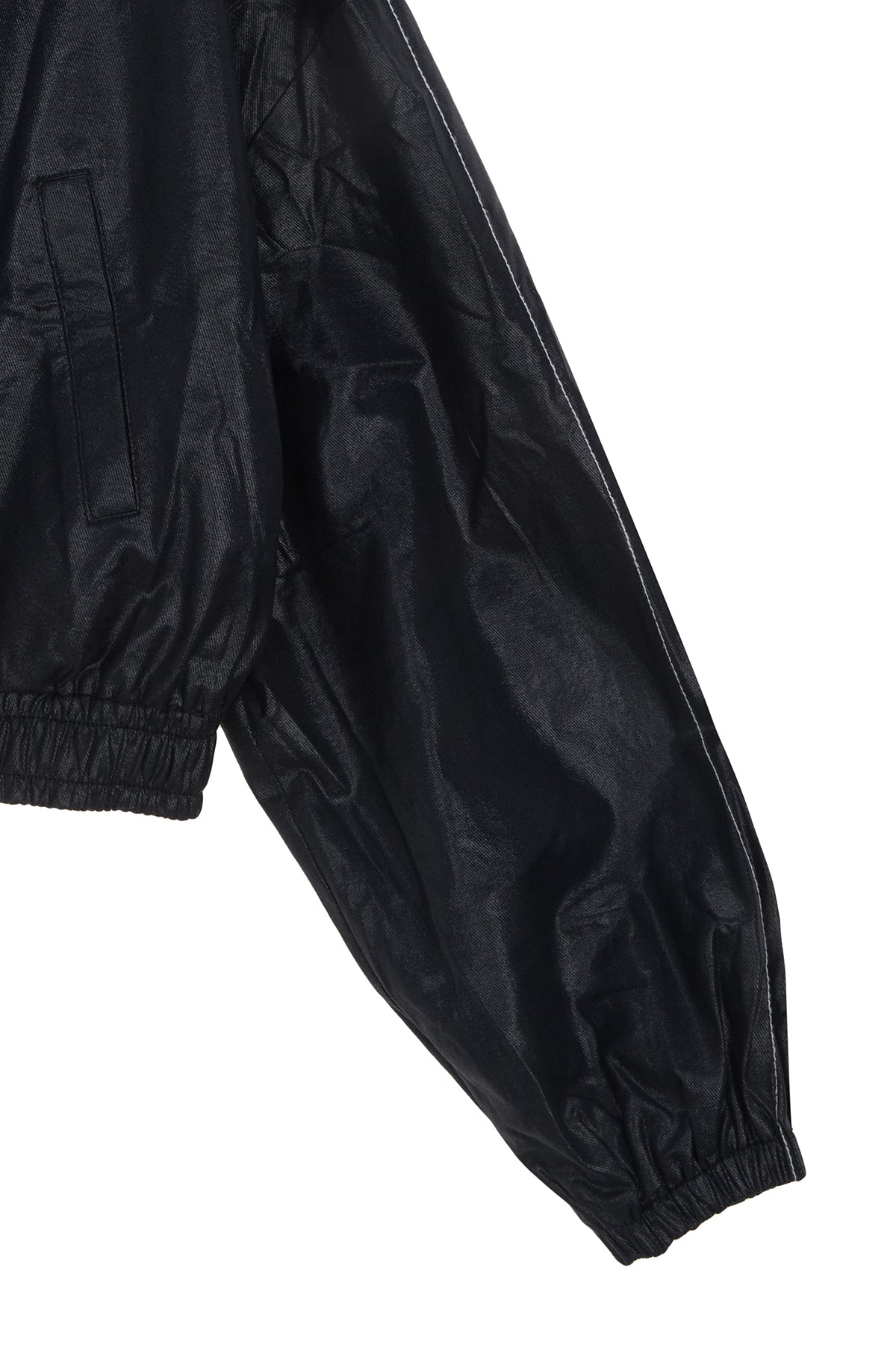 [matinkim] MATIN ROUGH COATING CROP BOMBER IN NAVY