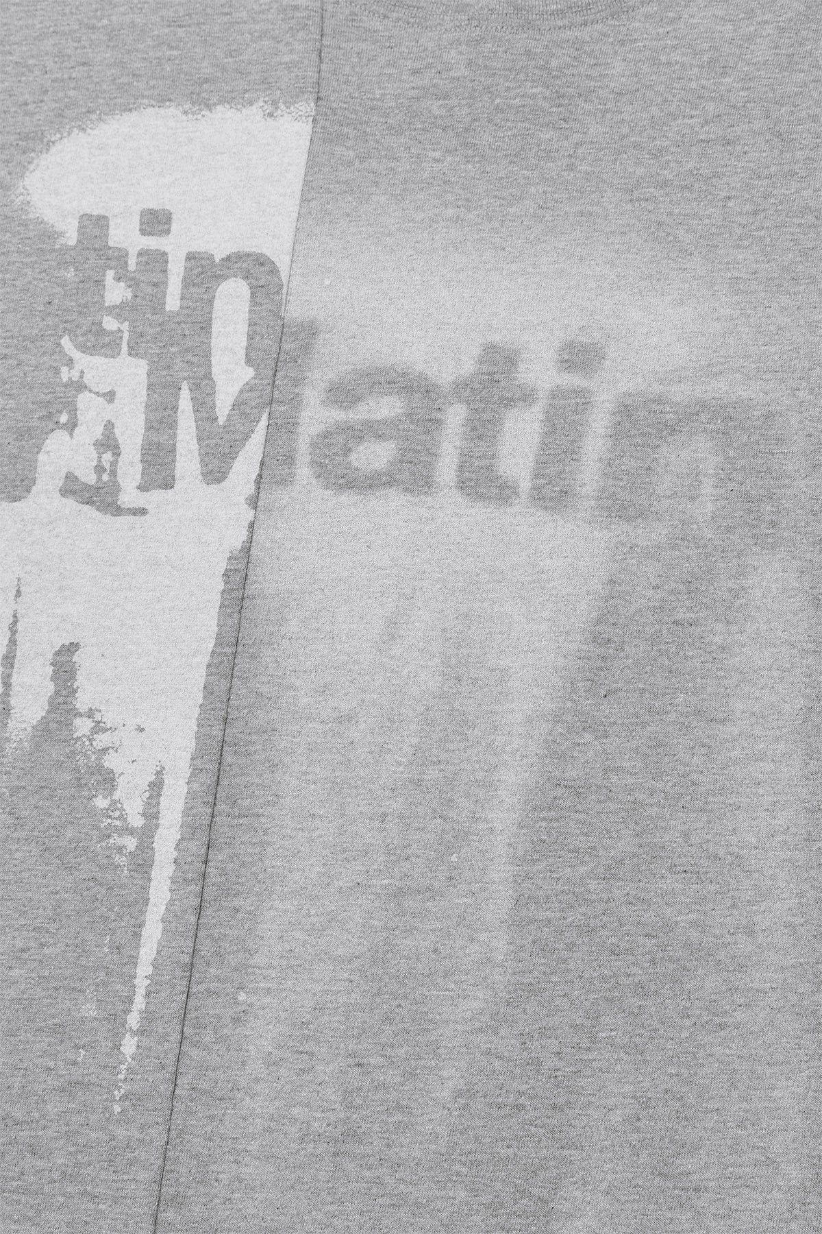 [matinkim] UNBALANCE PRINTING TOP FOR MEN IN GREY
