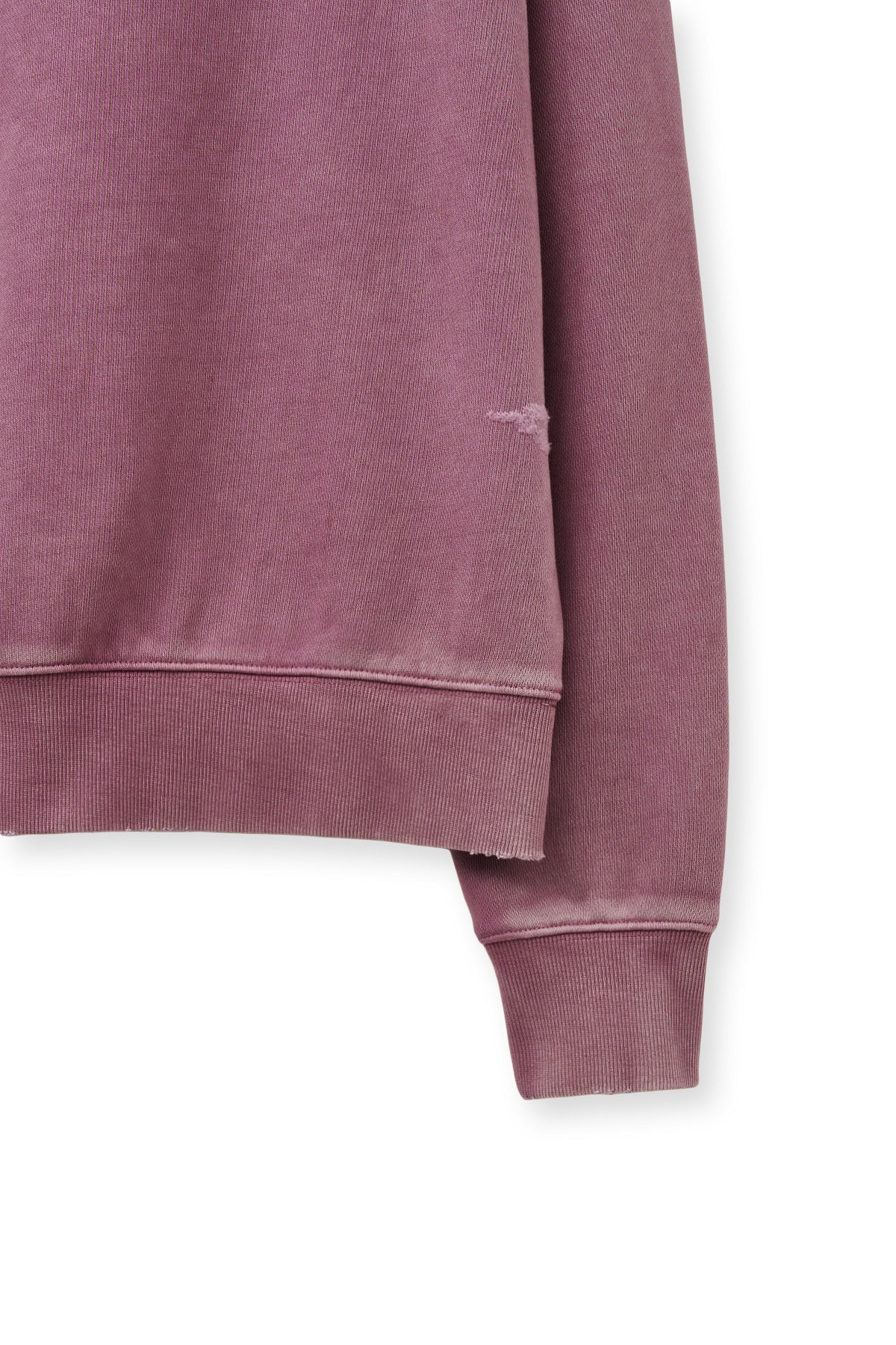 [matinkim] VINTAGE COLOR DYING LOGO SWEATSHIRT IN PINK