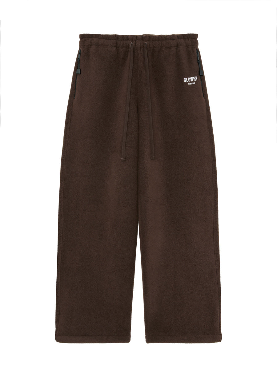 GLOWNY G Fleece Pants (Brown)
