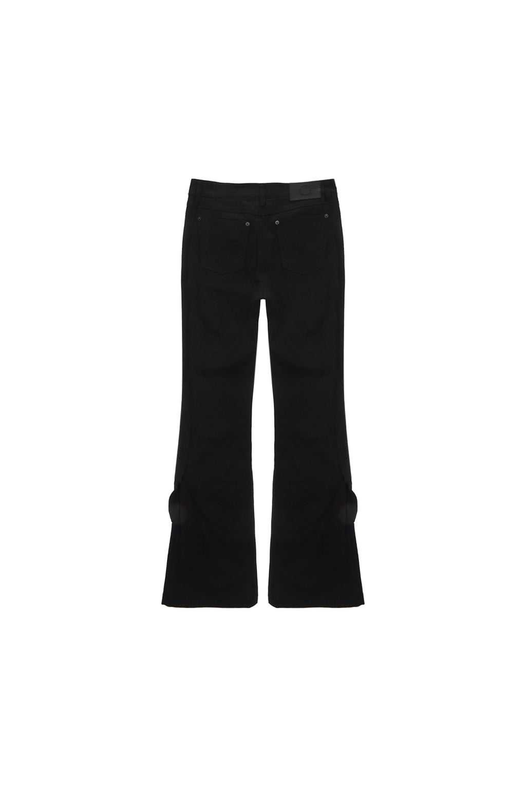 [matinkim] BOOTS CUT CARGO PANTS IN BLACK