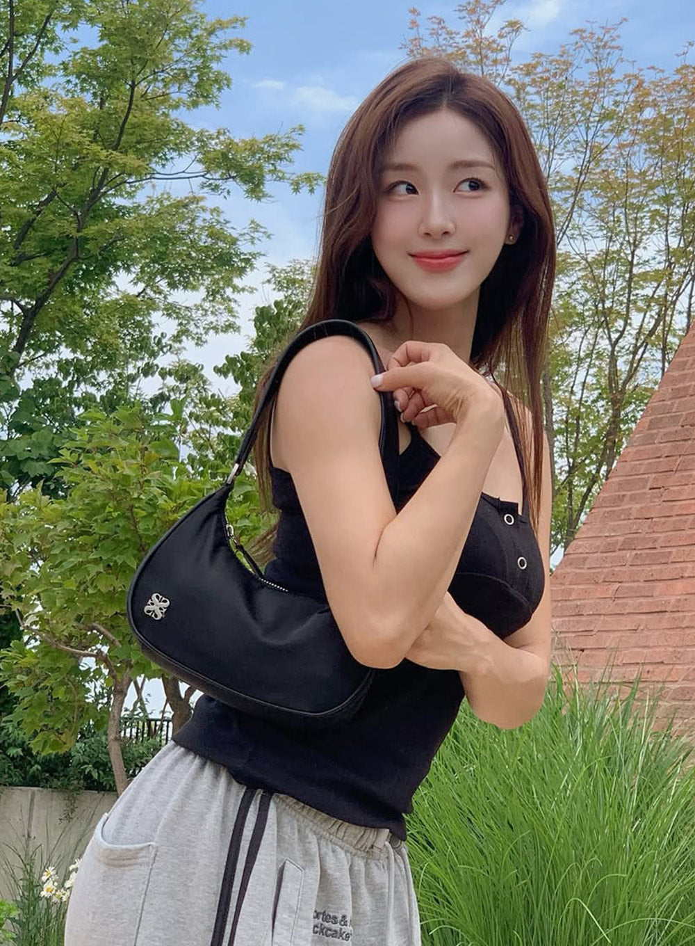 [satur] Mini Shoulder Bag - Black