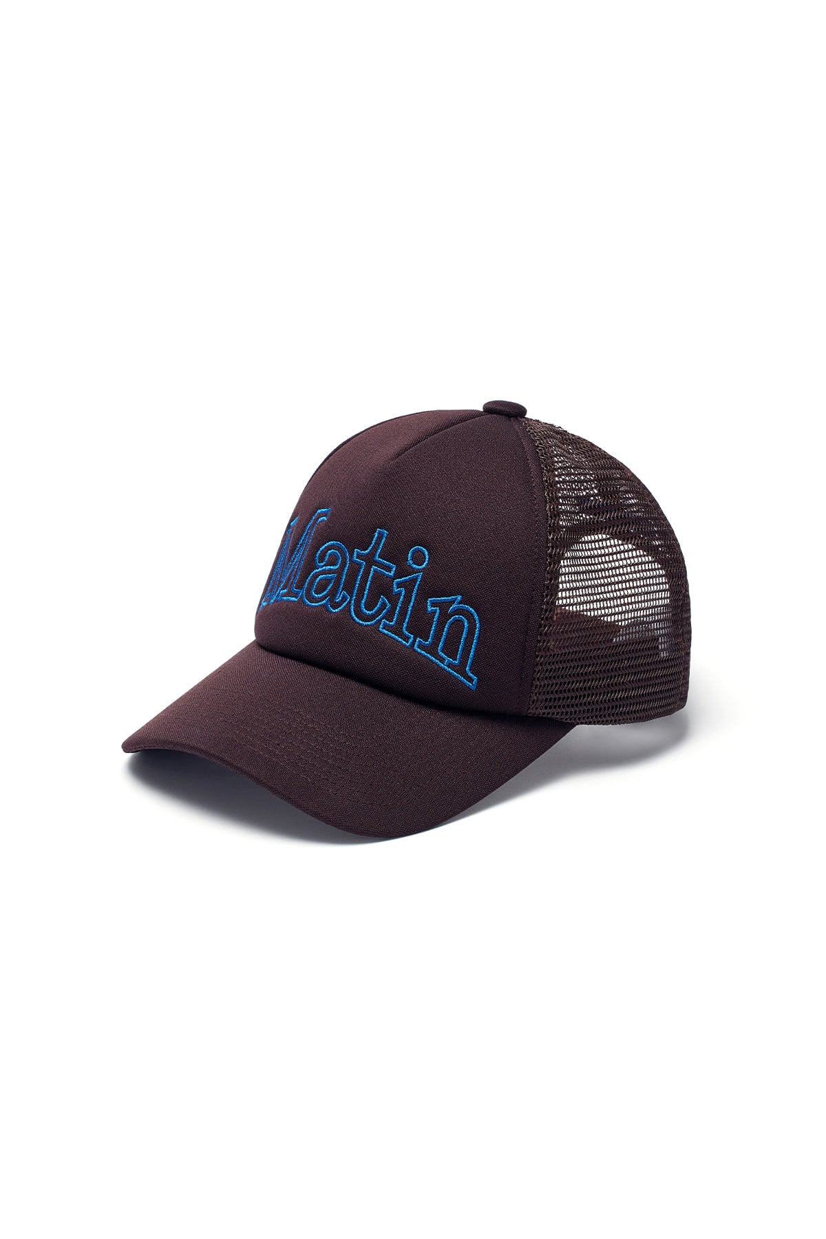 [matinkim] MATIN MESH TRUCKER BALL CAP IN BROWN