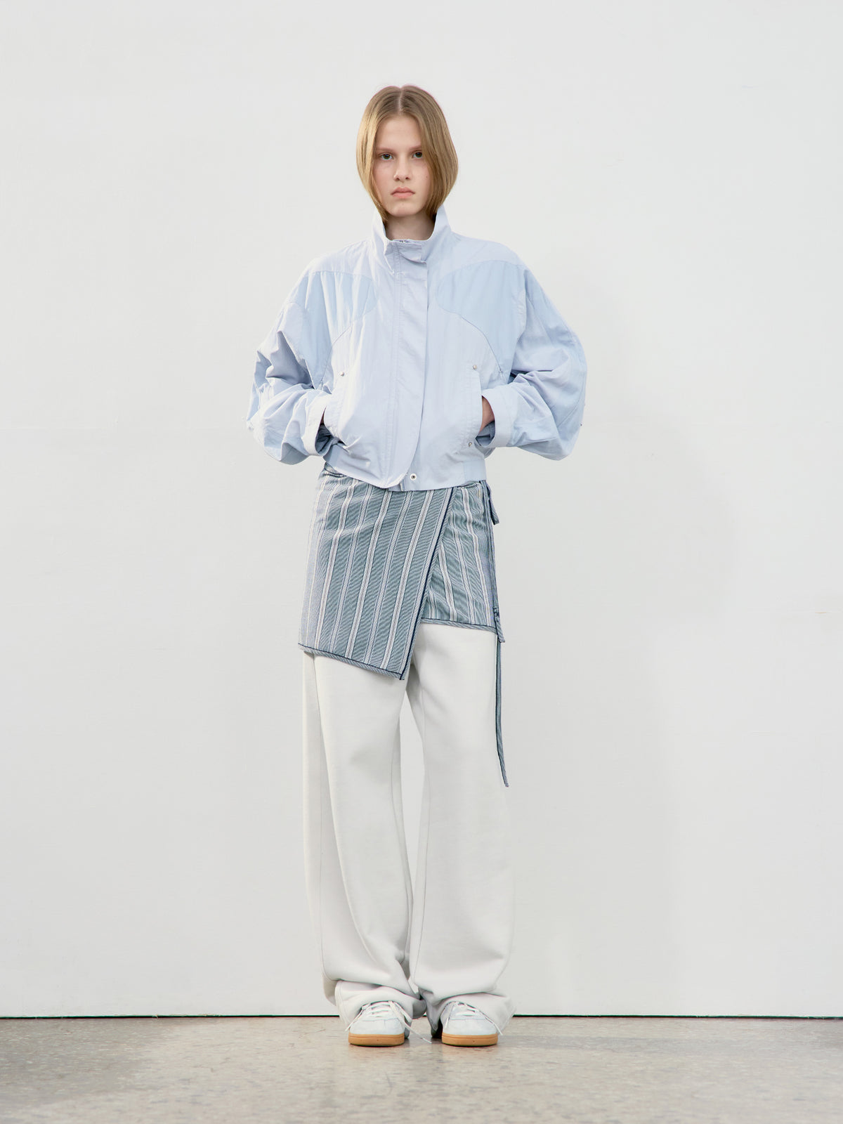 Low Classic Jersey Cocoon Fit Pants Light Grey