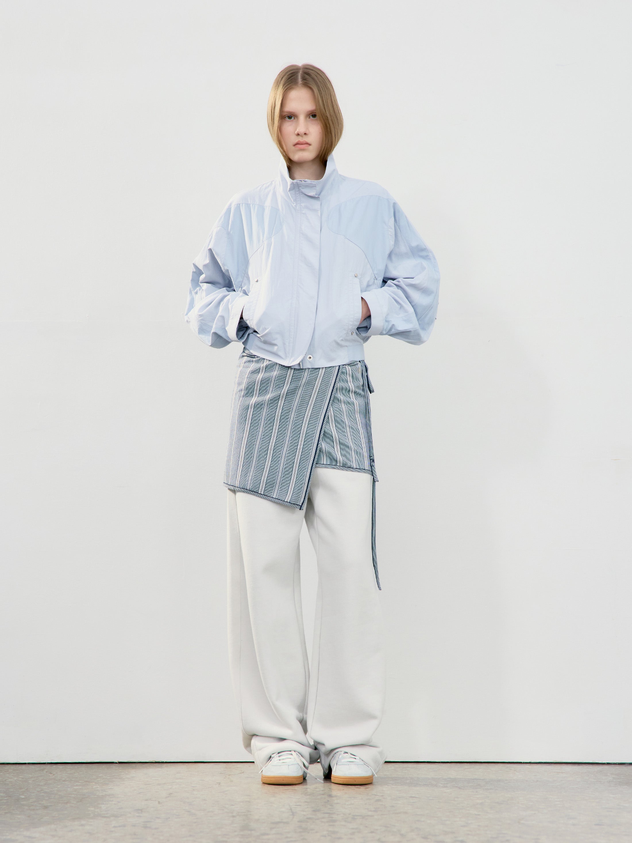 Low Classic Jersey Cocoon Fit Pants Light Grey