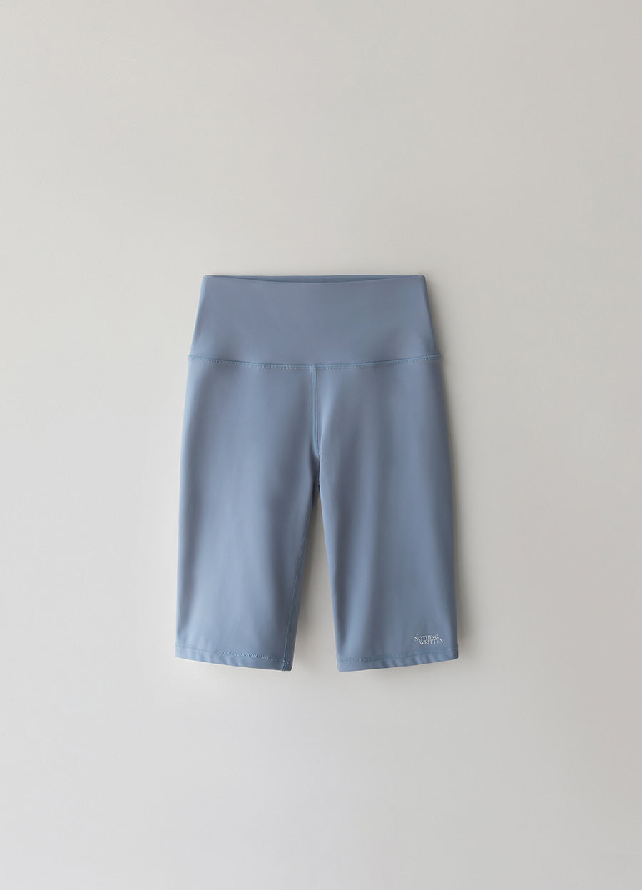 Nothing Written Biker short leggings (Gray blue)