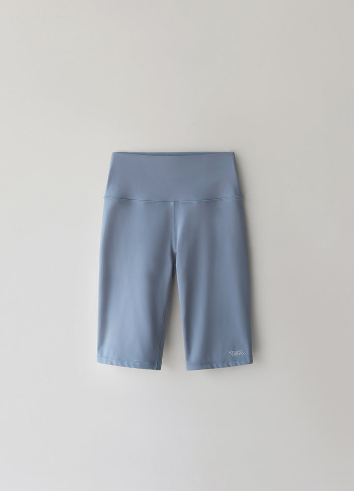 Nothing Written Biker short leggings (Gray blue)